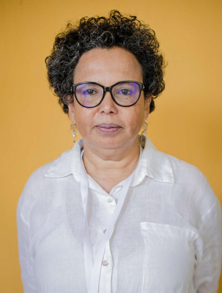 Portrait of Afro-Colombian scholar Claudia Mosquera Rosero-Labbé.